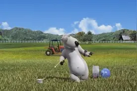 倒霉熊玩的太嗨，一头扎进牛粪里