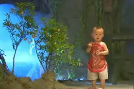 原来雷震子是偷吃了金龙果，难怪一下子就长成了个大人！