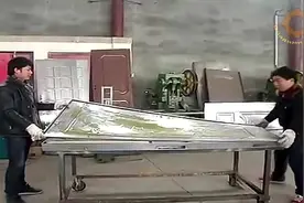 防盗门是如何制造的，一起去工厂看看，都经过哪些加工过程视频封面