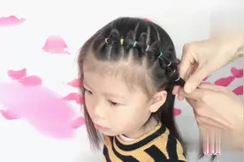 只需一根小皮筋，竟能把女孩发型扎的漂亮又公主，有女儿的收藏吧