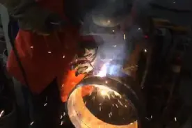 纤维素焊条打底～下向焊