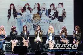 Rainbow办新辑showcase 彩虹活力热情四射图片