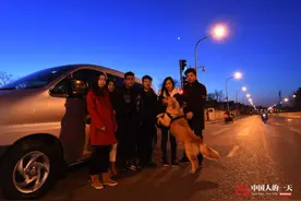 靓女帅哥跨城拼车 一起回家图片