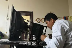 农村大叔维修29寸创维高清电视，上部水平彩色横亮线故障，超简单视频封面