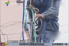 中山：凌晨时分全村断电 原是货车撞断电线视频封面