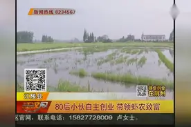 江陵县80后小伙自主创业，带领虾农致富视频封面