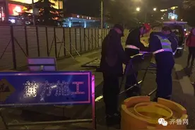 航拍顺河高架南移第一天，英雄山路堵到二环南，绕行路段通畅图片