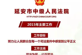 2015年延安中院工作报告图片