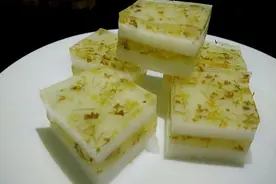 椰汁桂花糕的做法图片