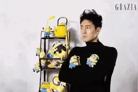 美图苏志燮最新杂志写真，小黄人与帅大叔的反差萌！图片