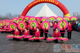 抚顺东洲区正月赛秧歌 12支代表队各领风骚图片