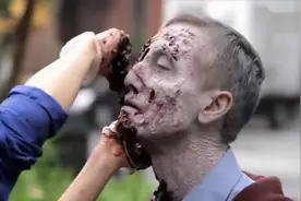 生化危机里的人是怎么拍摄的，看了这个视频化妆特效实在太厉害！