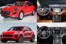 众泰SR9到底跟保时捷有啥区别，对比来看就知道了