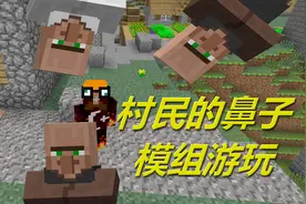 火焰解说 我的世界 1699 村民的鼻子模组游玩 爆笑玩耍