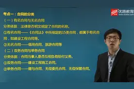 一级建造师中《合同的分类》有这么几种，你知道吗视频封面
