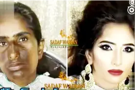 25岁毁容女孩，化妆师通过高超的化妆技术画出仙女脸