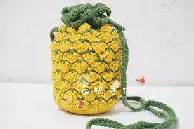 希妈手作 第98集 菠萝包 束口袋 钩针编织视频教程视频封面