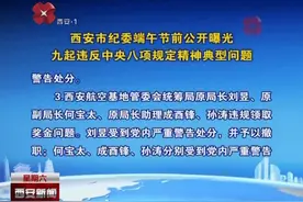 西安市纪委端午节前公开曝光九起违反中央八项规定精神典型问题视频封面