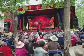 商丘农村庙会唱戏，2千块钱一场请的戏班子，豫剧大戏唱的真不赖视频封面