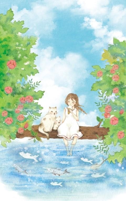 ����Ψ����ˮ�ʻ�-��Ů��è