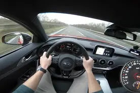 起亚斯汀格 3.3T V6，车是好车可惜国内只有2.0T的怪不得卖不好！视频封面