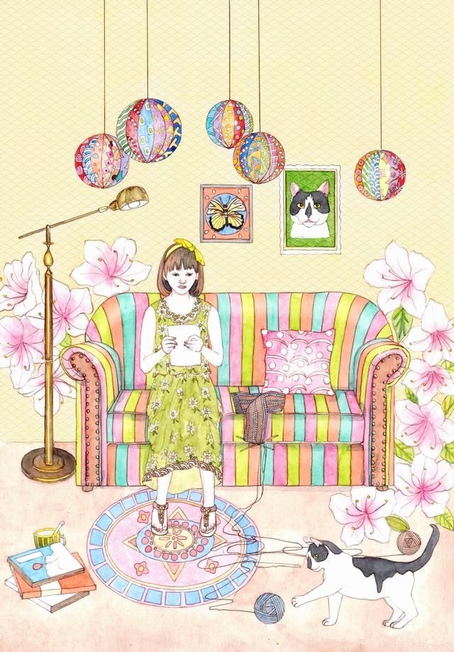 ����Ψ����ˮ�ʻ�-��Ů��è