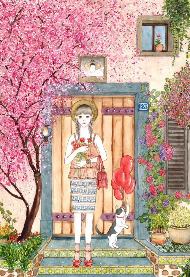 ����Ψ����ˮ�ʻ�-��Ů��è