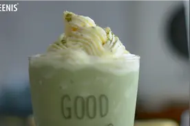 消暑必备！1分钟教你做出完美抹茶星冰乐！