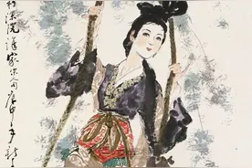 从小荡秋千的你，可知荡秋千竟是古代女子最爱的游戏？图片