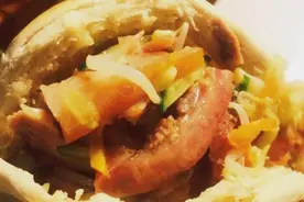 过年大鱼大肉都吃过，看到回郭镇肉盒保证让你照流口水图片