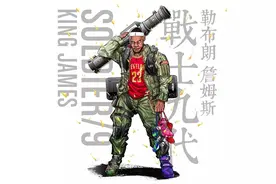 用球鞋插画去回顾历年LeBron Soldier系列图片