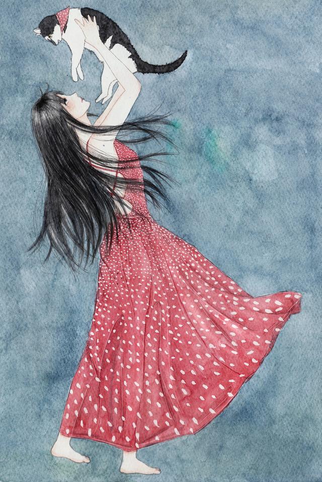 ����Ψ����ˮ�ʻ�-��Ů��è