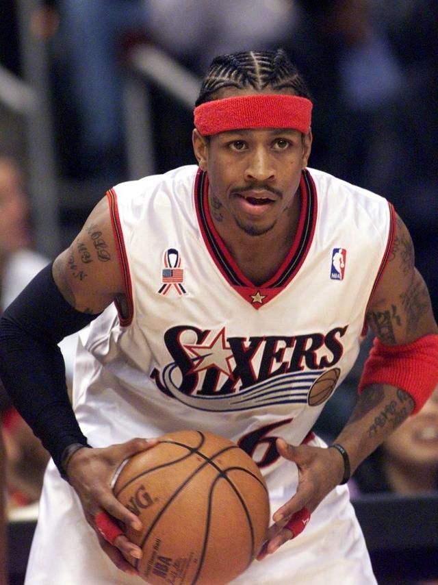 一组艾弗森昔日经典球衣比赛图集,无法想象艾弗森已42岁了