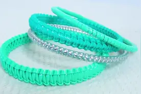 教你如何用塑料绳 DIY手工手链视频封面