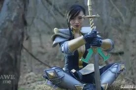 大师打造《英雄联盟》武器 娘化版易大师持剑图片