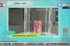 专家：金属材质放入微波炉加热会发生微波反射造成爆炸或机体损伤视频封面