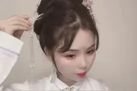 超简单的冰清玉洁大明少女全盘发型！#汉服发型教程视频封面