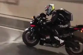河南：飙车“网红”落网！男子骑摩托追高铁，最高时速280公里④视频封面