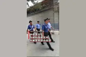 #中意警务联合巡逻 颐和园里，意大利游客偶遇本国警察，称赞中国很安全!视频封面