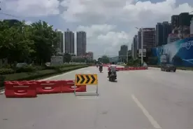 今天起，贵港城区金港大道与迎宾大道路口封闭施工（内附绕行建议）图片