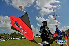 马来西亚举行风筝节 数百名风筝爱好者参与图片