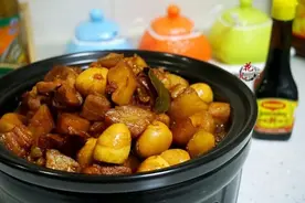 好吃不腻的秘制元宝肉美极鲜味汁图片