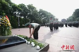 重庆警备区官兵红岩烈士公墓前重温入党誓词图片