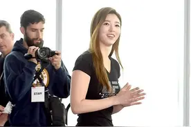 [MD PHOTO] 韩国擂台女郎刘承玉出席UFC格斗比赛公开训练图片