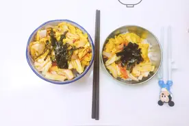 一道快到可怕的菜：蟹肉亲子丼图片