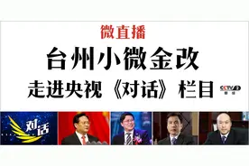 台州市长央视对话台州小微金改图片