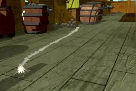 乔乔看到杀手要炸船，提前跳进海里逃过一劫