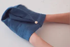 干发帽别再买？2分钟教你自制一个0成本，简单易学太实用