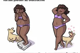狗狗眼中的你：10张让你发现你有多完美的插画图片