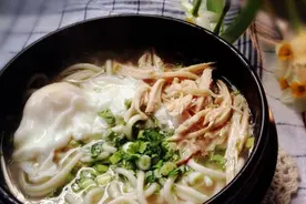 鸡丝汤面#极速早餐#图片